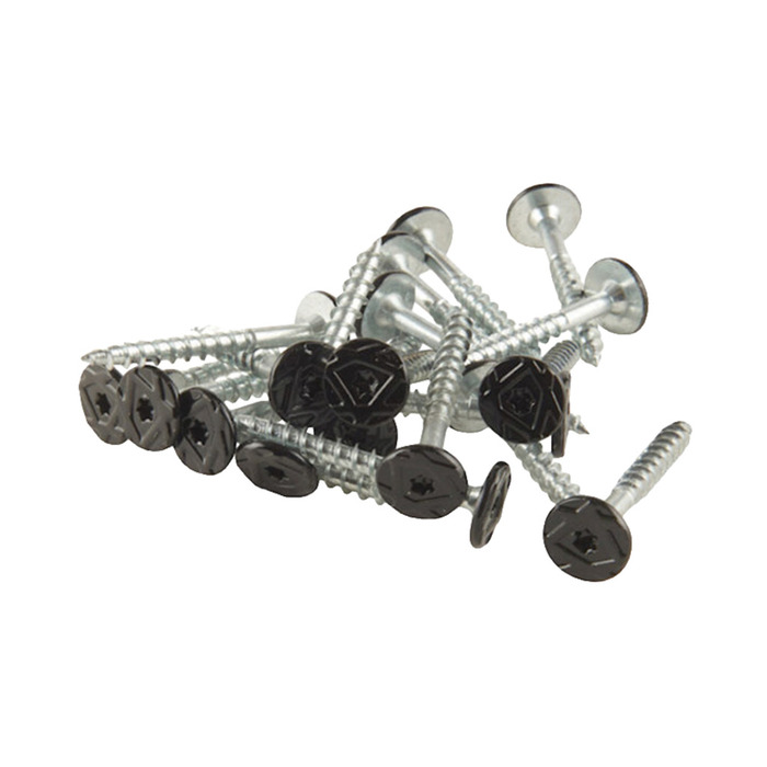 Skruv t/träbetong 5 x 45 mm Svart 100-pack Fibrotech